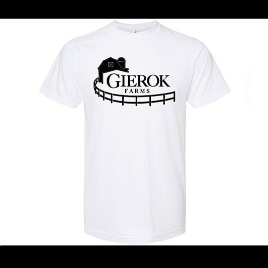 Gierok Farms White Short Sleeve T-Shirt