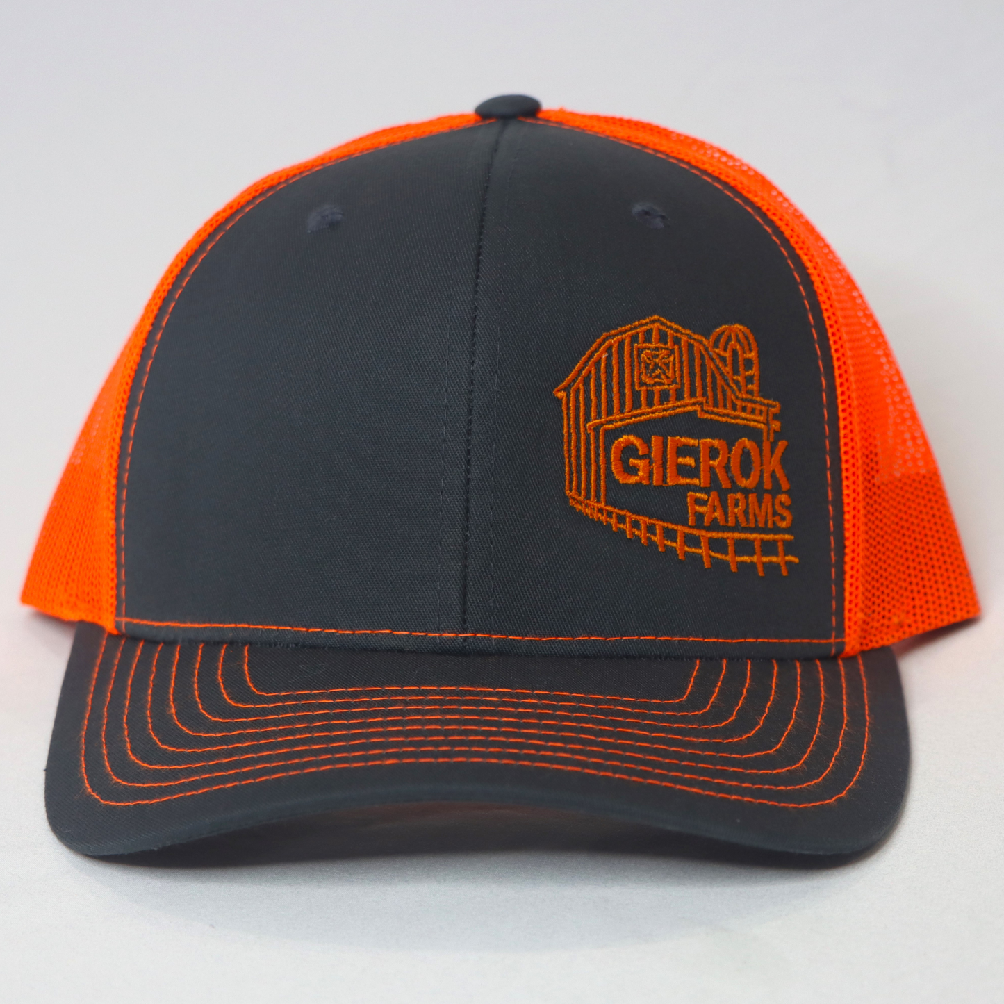 Gierok Farms Orange Logo Hat