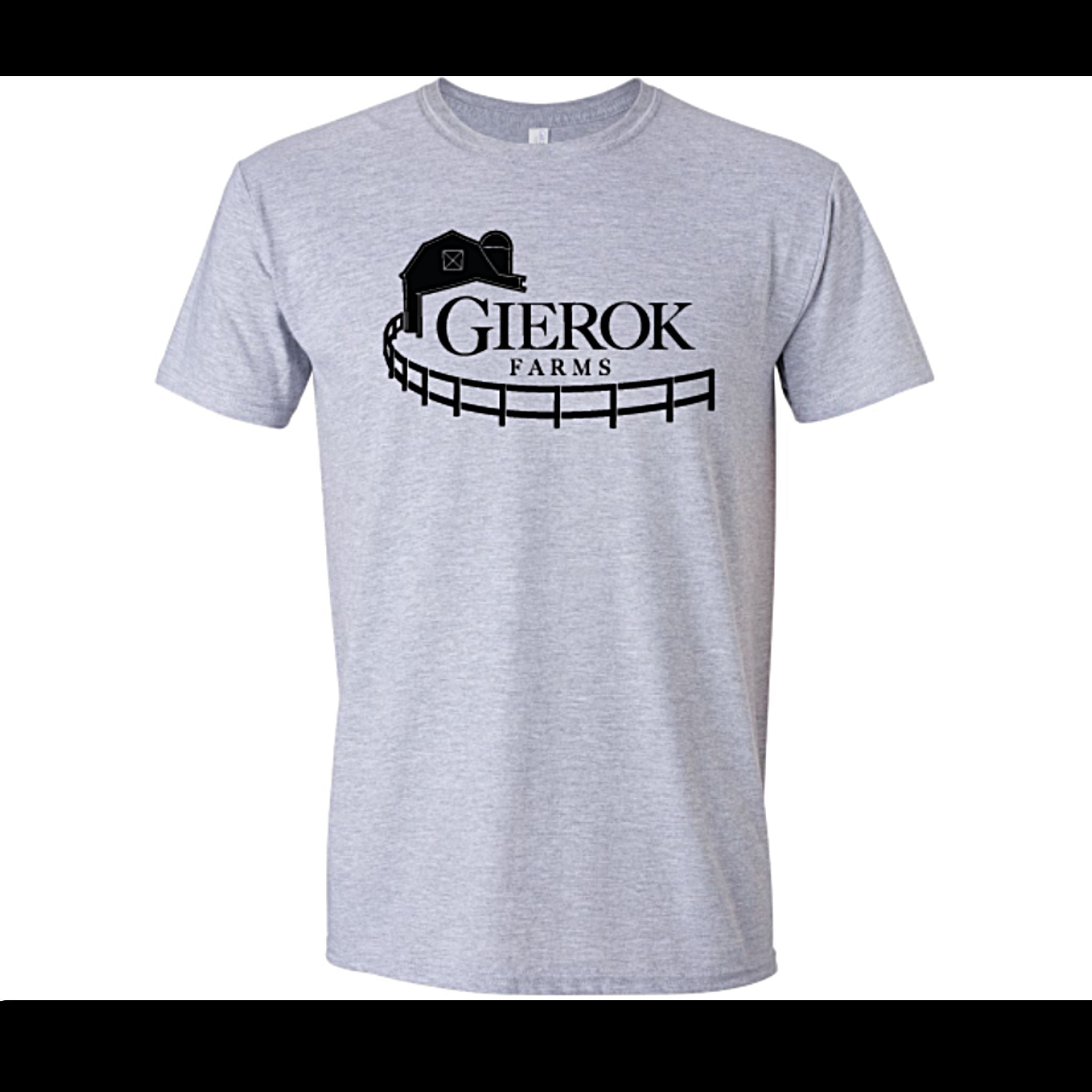 Gierok Farms Grey Short Sleeve T-Shirt – Gierok Farms Shop