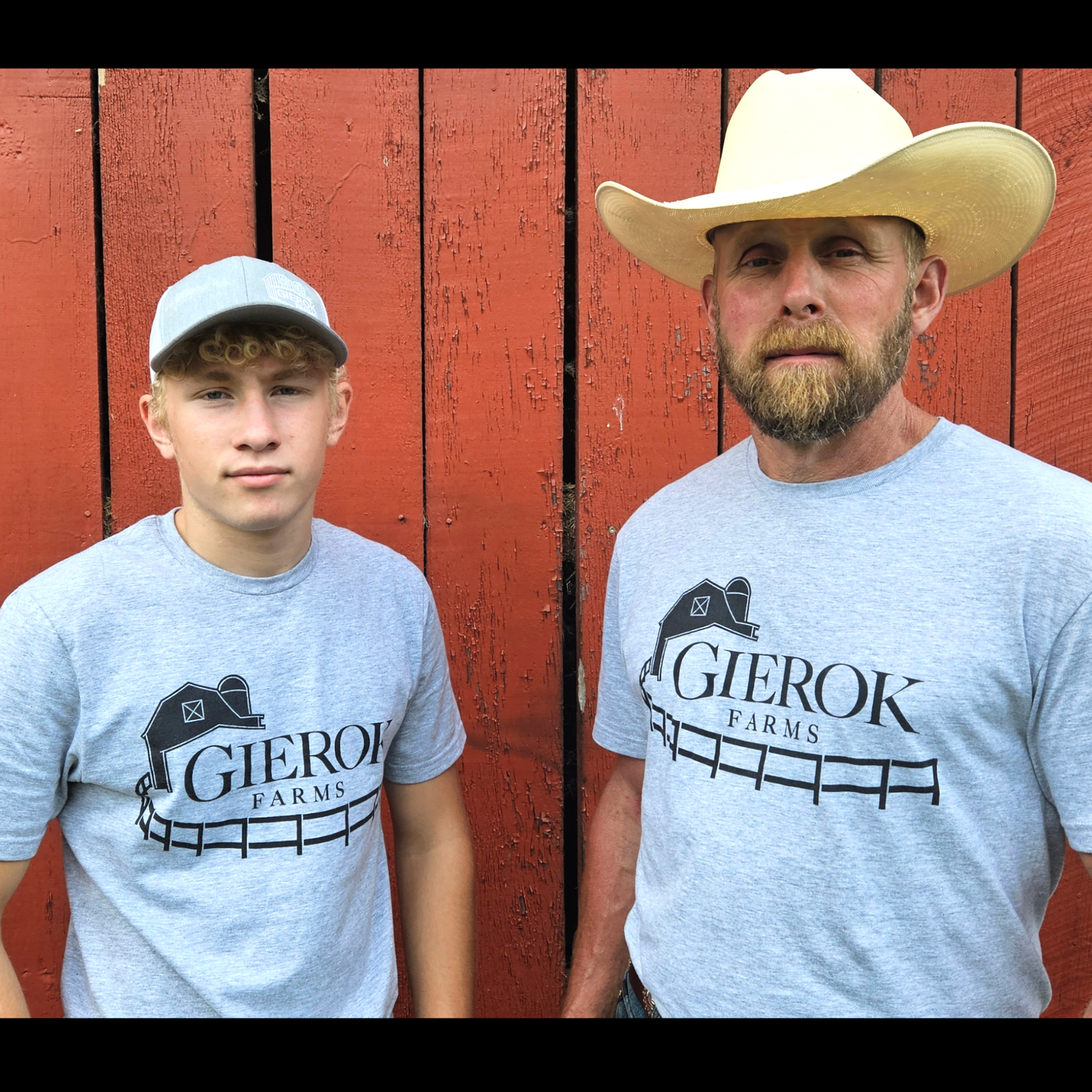 Gierok Farms Grey Short Sleeve T-Shirt