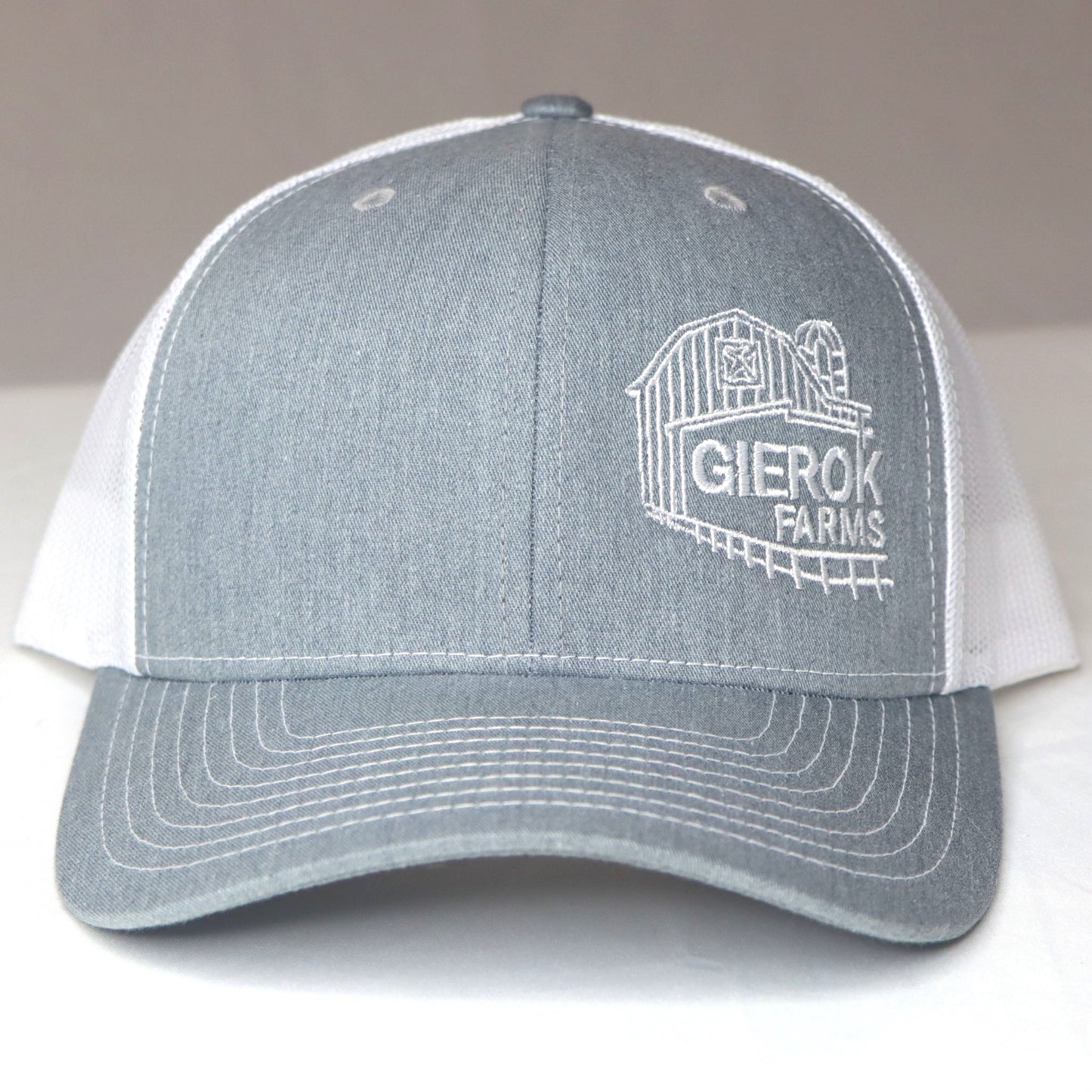 Gierok Farms White Logo Hat