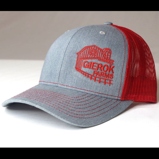 Gierok Farms Red Logo Hat