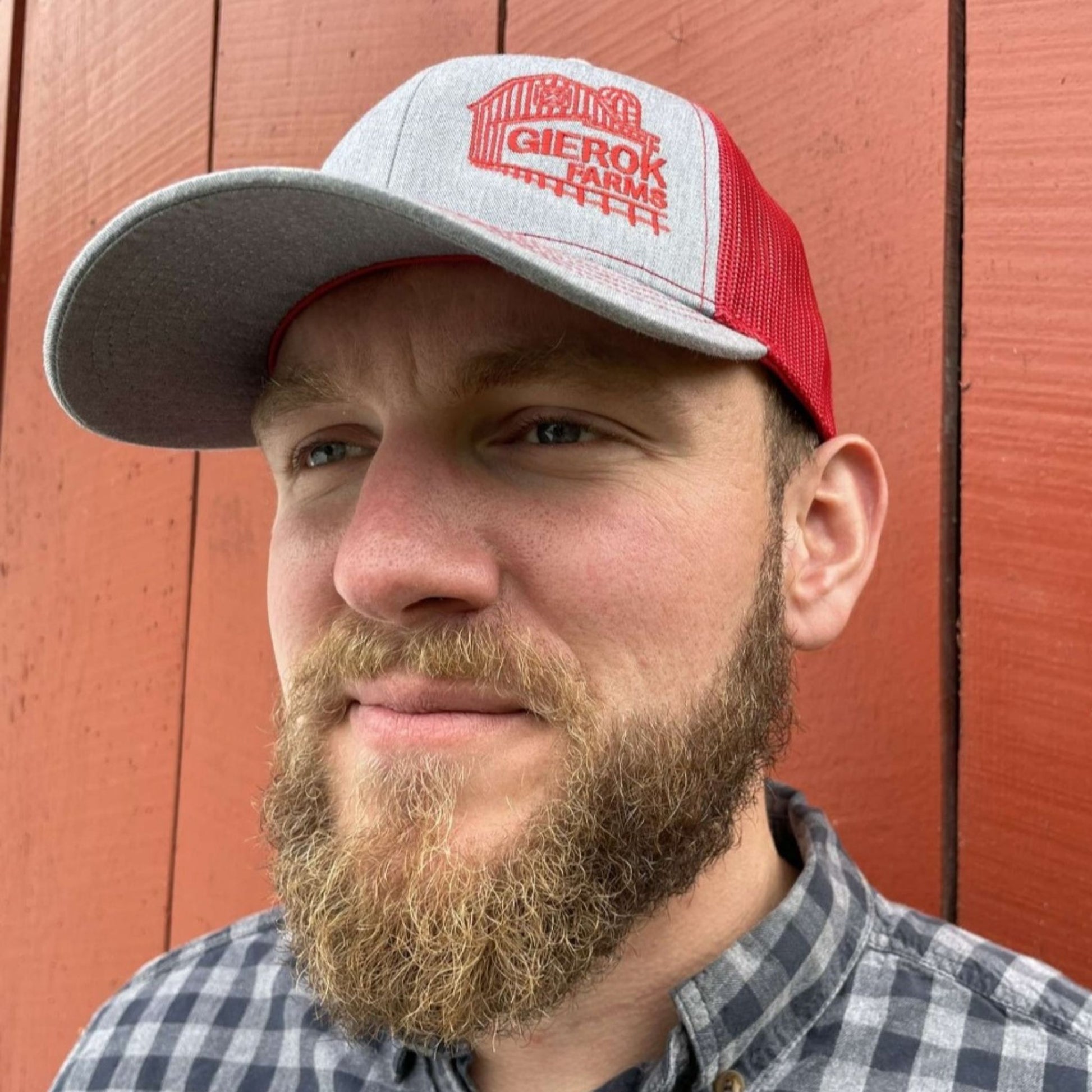 Gierok Farms Red Logo Hat – Gierok Farms Shop