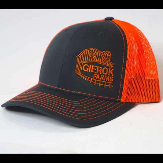 Gierok Farms Orange Logo Hat