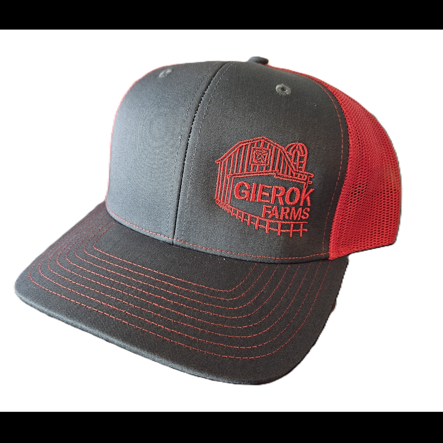 Gierok Farms Red Logo Hat