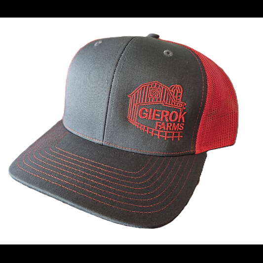 Gierok Farms Red Logo Hat
